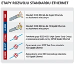 Usprawnienie Ethernetu do 100 Gb/s