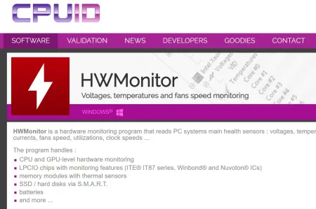 HWMonitor zapewni świetny monitoring w komputerze