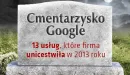 Cmentarzysko Google: 13 usług, które firma unicestwiła w 2013 roku