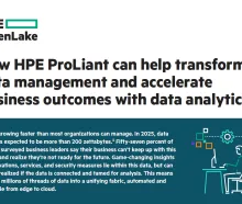 Jak HPE ProLiant może pomóc przekształcić zarządzanie danymi i zwiększyć wyniki biznesowe dzięki analizie danych