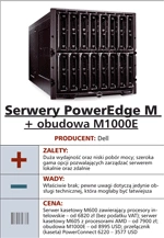 <p>PowerEdge serii M w obudowie M1000E</p>