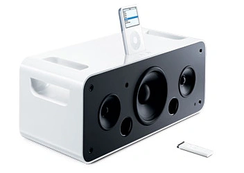Stereofoniczny zestaw głośnikowy dla iPoda