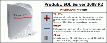 <p>SQL Server 2008 R2 z business intelligence</p>