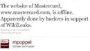 Odwet za Wikileaks - 4chan zablokował Mastercard i PostFinance