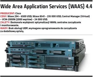 <p>Cisco WAAS optymalizuje WAN</p>