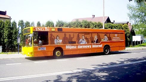 Już 25 tysięcy osób skorzystało z Internetu w autobusach ING