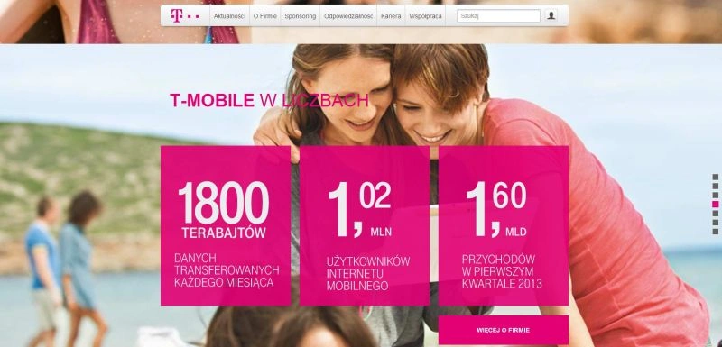 T-Mobile ma nową stronę korporacyjną