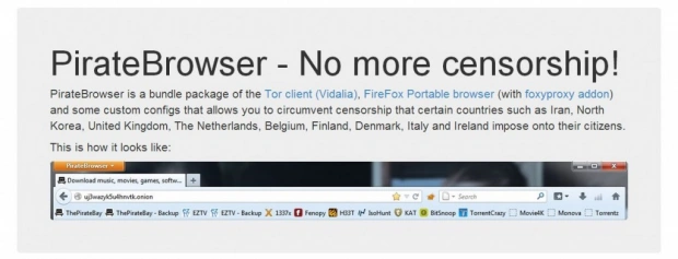 The Pirate Bay wydało własną przeglądarkę internetową