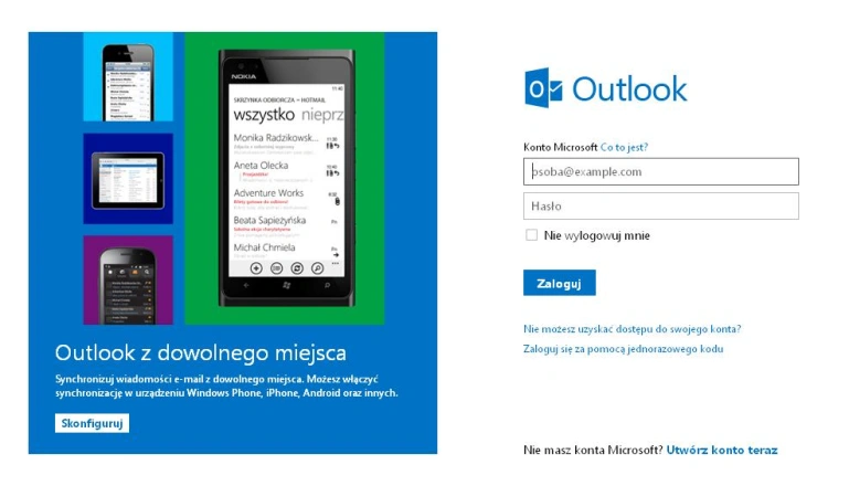 <p>Microsoft przeprasza za awarię Outlook.com</p>