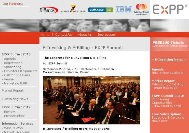 <p>Szczyt EXPP we wrześniu w Warszawie</p>