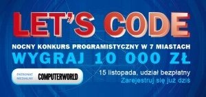 <p>Konkurs Let’s Code! Stwórz aplikację i wygraj 10 000 zł</p>