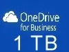 Pojemność wirtualnego dysku oferowanego w ramach usługi OneDrive for Business wzrasta do 1 TB