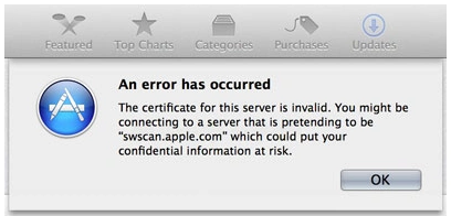Problemy Apple z certyfikatem SSL dla sklepu Mac App Store