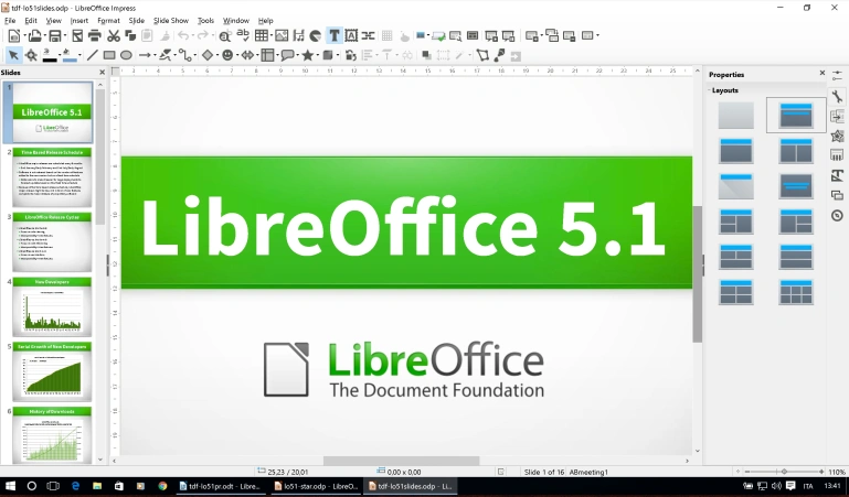 <p>Pakiet biurowy LibreOffice 5.1 już dostępny</p>
