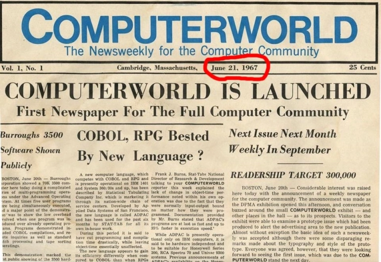 <p>Computerworld ma 50 lat</p>