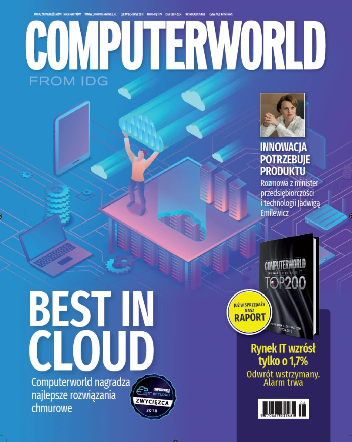 <p>Computerworld 6-7/18: polski rynek ICT, wyniki konkursu Best in Cloud, architektura IT</p>