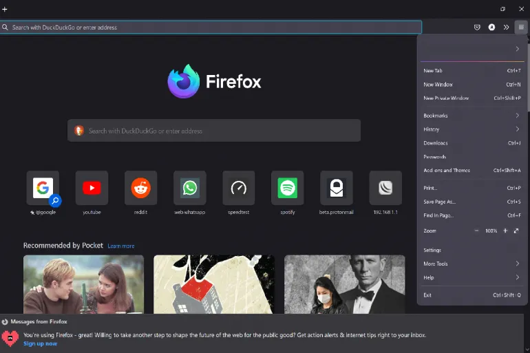 Firefox 89 z nowym interfejsem