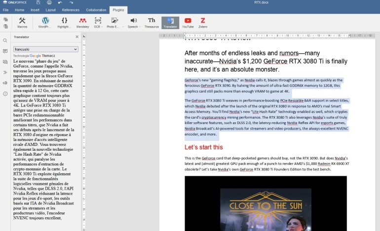 <p>ONLYOFFICE Docs - an alternative to MS Office</p>
