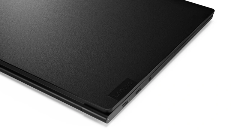 <p>Lenovo Yoga Slim 9i z klapą matrycy ze skóry ekologicznej</p>

<p>fot. producenta</p>