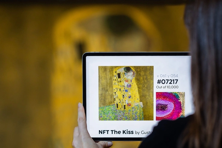 Tylko dzisiaj można kupić NFT cyfrowego „Pocałunku” Gustava Klimta na Walentynki
