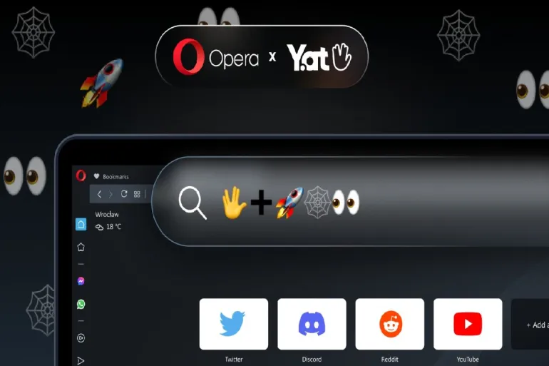 Opera będzie akceptować internetowe adresy zawierające emotikony