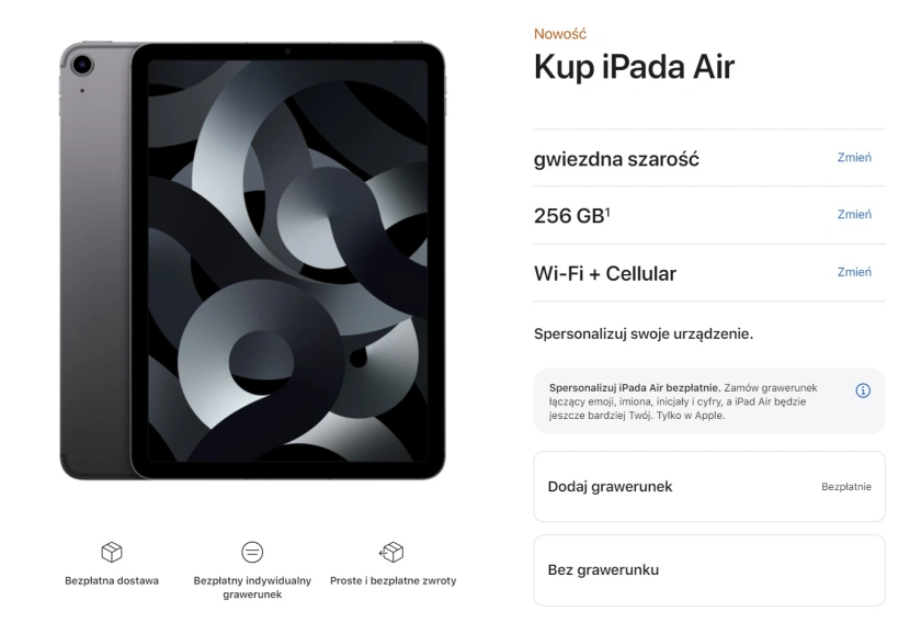 iPad Air 2022 / Fot. Materiały własne