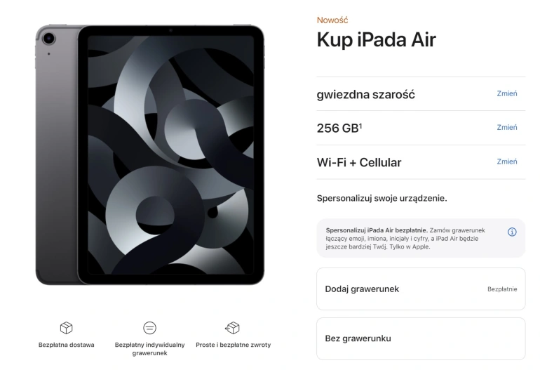 <p>iPad Air 2022 / Fot. Materiały własne</p>