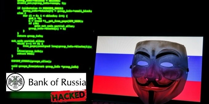 Anonymous grożą publikacją danych banku centralnego Rosji