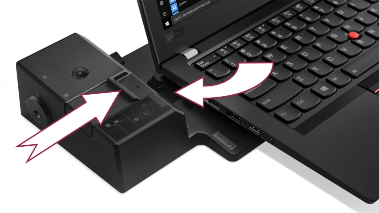 <p>Dedykowana stacja dokująca dla laptopa Lenovo ThinkPad X280</p>

<p>Źródło: Lenovo.com</p>