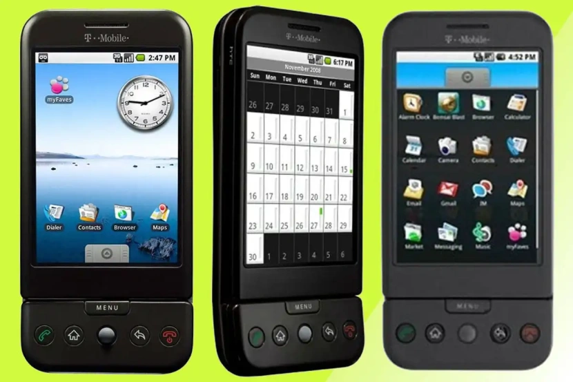 HTC G1 z Androidem 1.0
Źródło: PCWorld.com