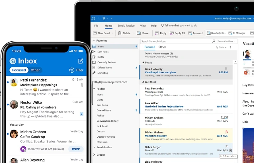 Microsoft aktualizuje wygląd mobilnej wersji Outlooka
Źródło: microsoft.com