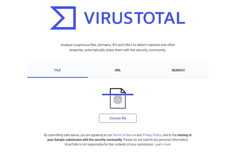 <p>VirusTotal sprawdzi czy plik jest bezpieczny / Fot. Materiały własne</p>