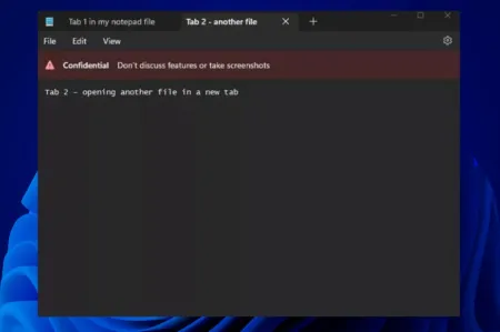 Notatnik cyfrowy w Windows 11 otrzyma zakładki
