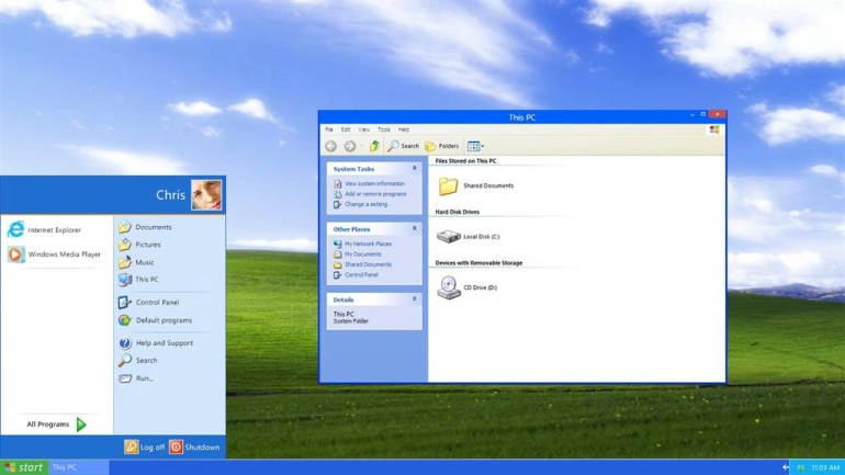 <p>Windows XP</p>

<p>Źródło: microsoft.com</p>