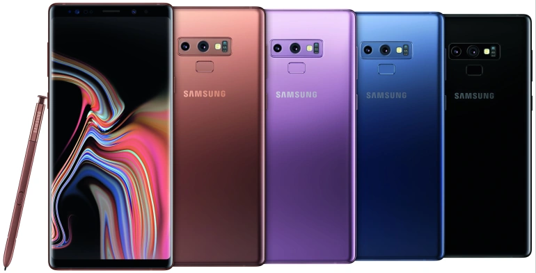 <p>Samsung Galaxy Note 9</p>

<p>Źródło: samsung.com</p>