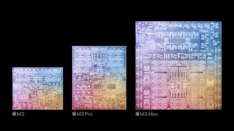 <p>Rodzina procesorów Apple M3 z 2023 roku</p>

<p>Źródło: apple.com</p>