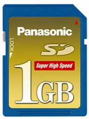 <p>1 GB SD od Panasonica</p>