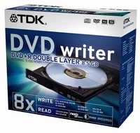 <p>Dwuwarstwowe DVD TDK</p>