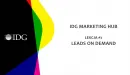 IDG Marketing Hub. Lekcja #2. Leads on demand. Co zrobić gdy leady potrzebne są na wczoraj?